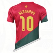 Fotballdrakter Portugal VM 2022 Bernardo Silva 10 Hjemmedrakt..